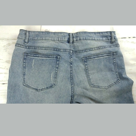 Nanette Lepore Sz 6 boyfriend distressed jeans - Picture 3 of 8